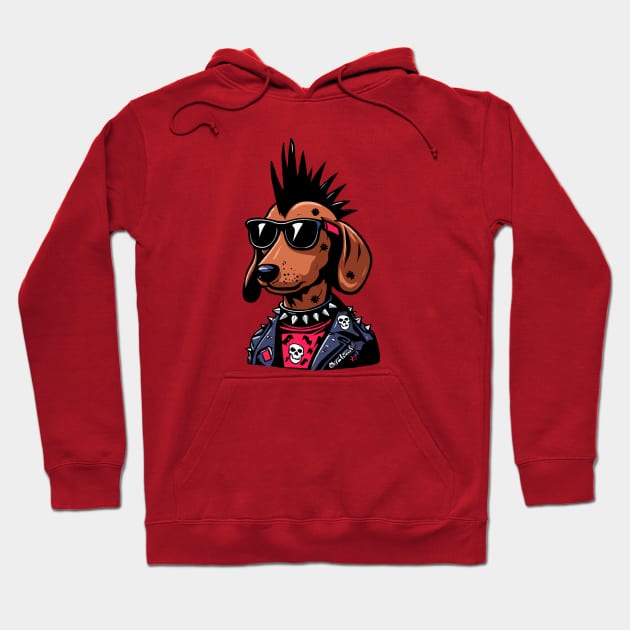 Rabble Rouser & His Wiener Dog Ways Hoodie by BarkandStick